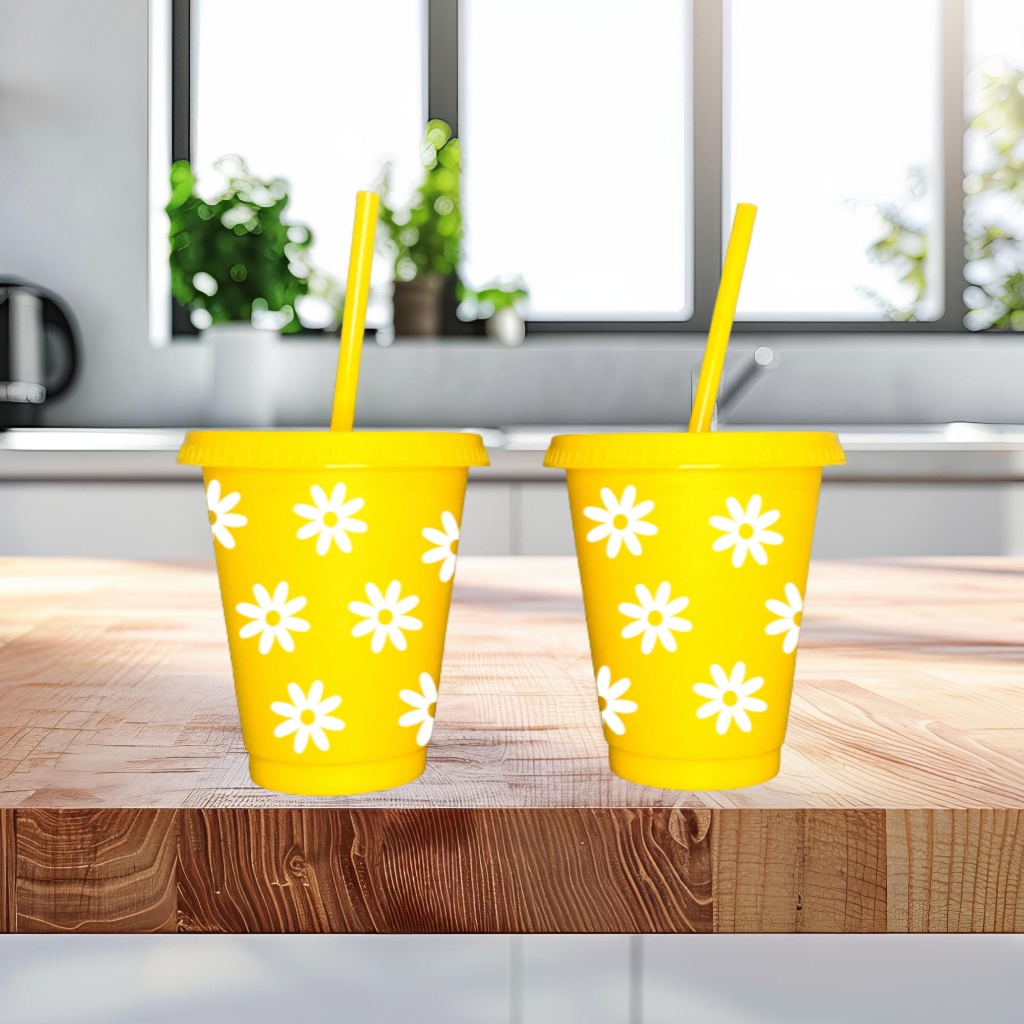 Customized Daisy Kids Cold Cup | Custom Mini Cold-Cup with Vinyl Design