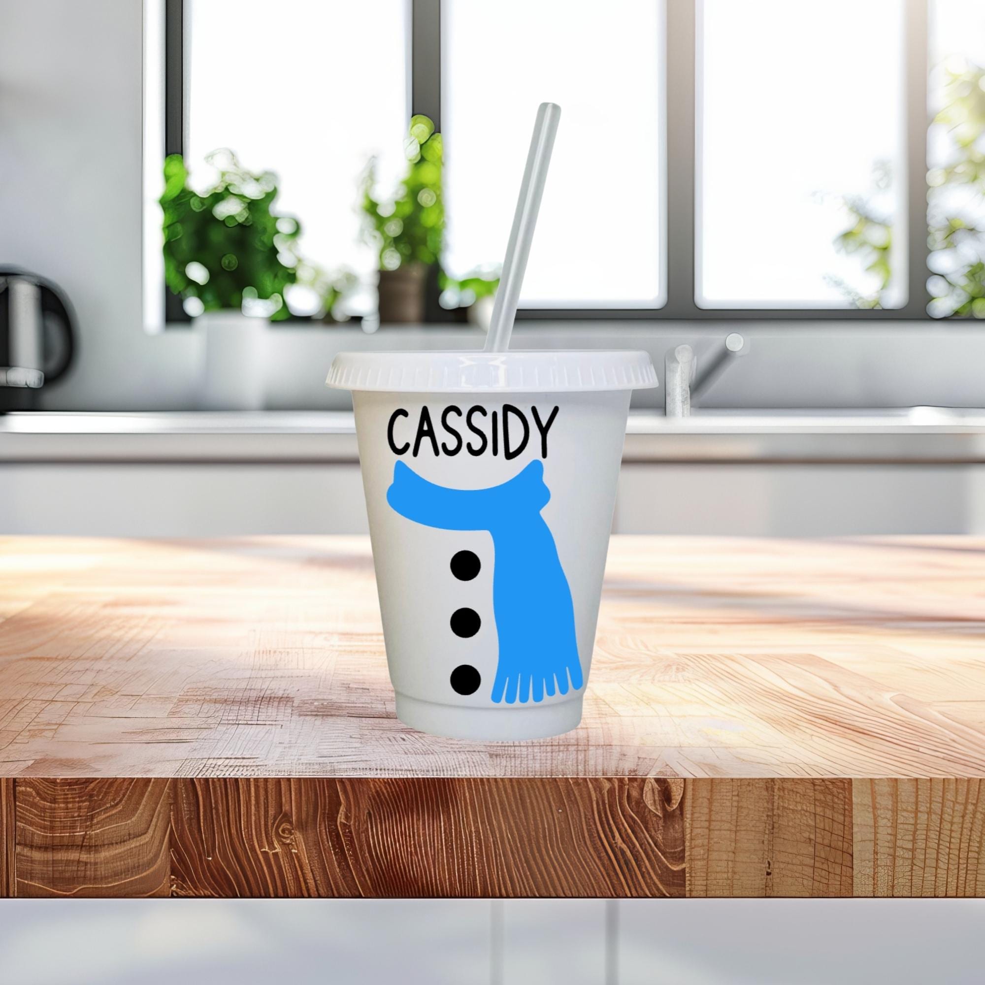 Personalized Snowman Kids Cup – Custom Christmas Tumbler