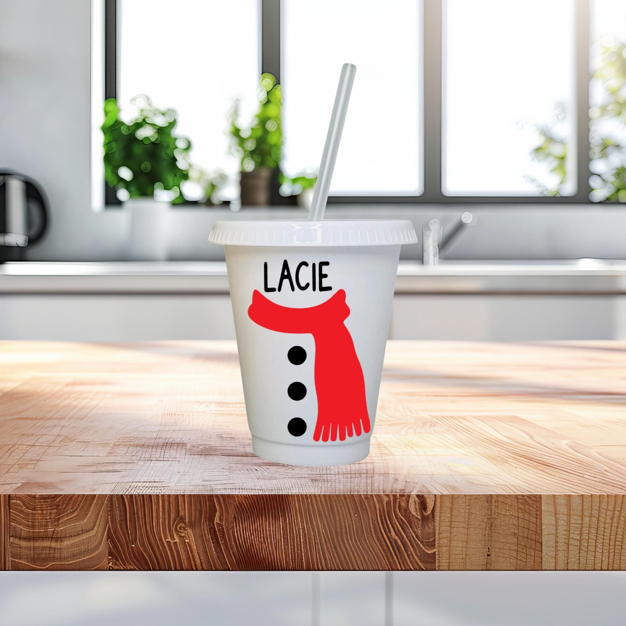 Personalized Snowman Kids Cup – Custom Christmas Tumbler