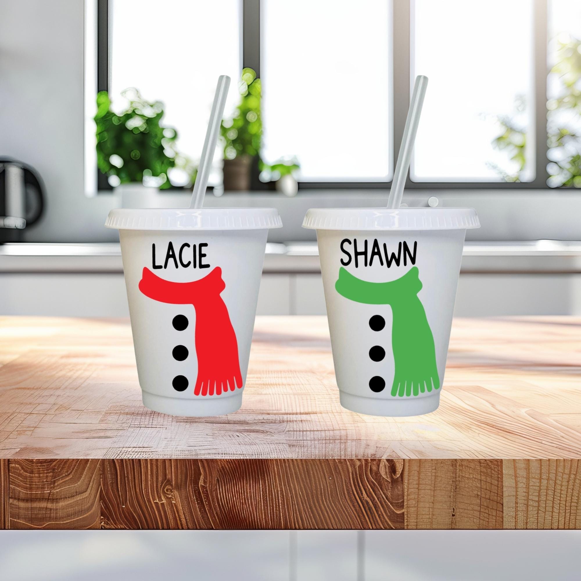 Personalized Snowman Kids Cup – Custom Christmas Tumbler