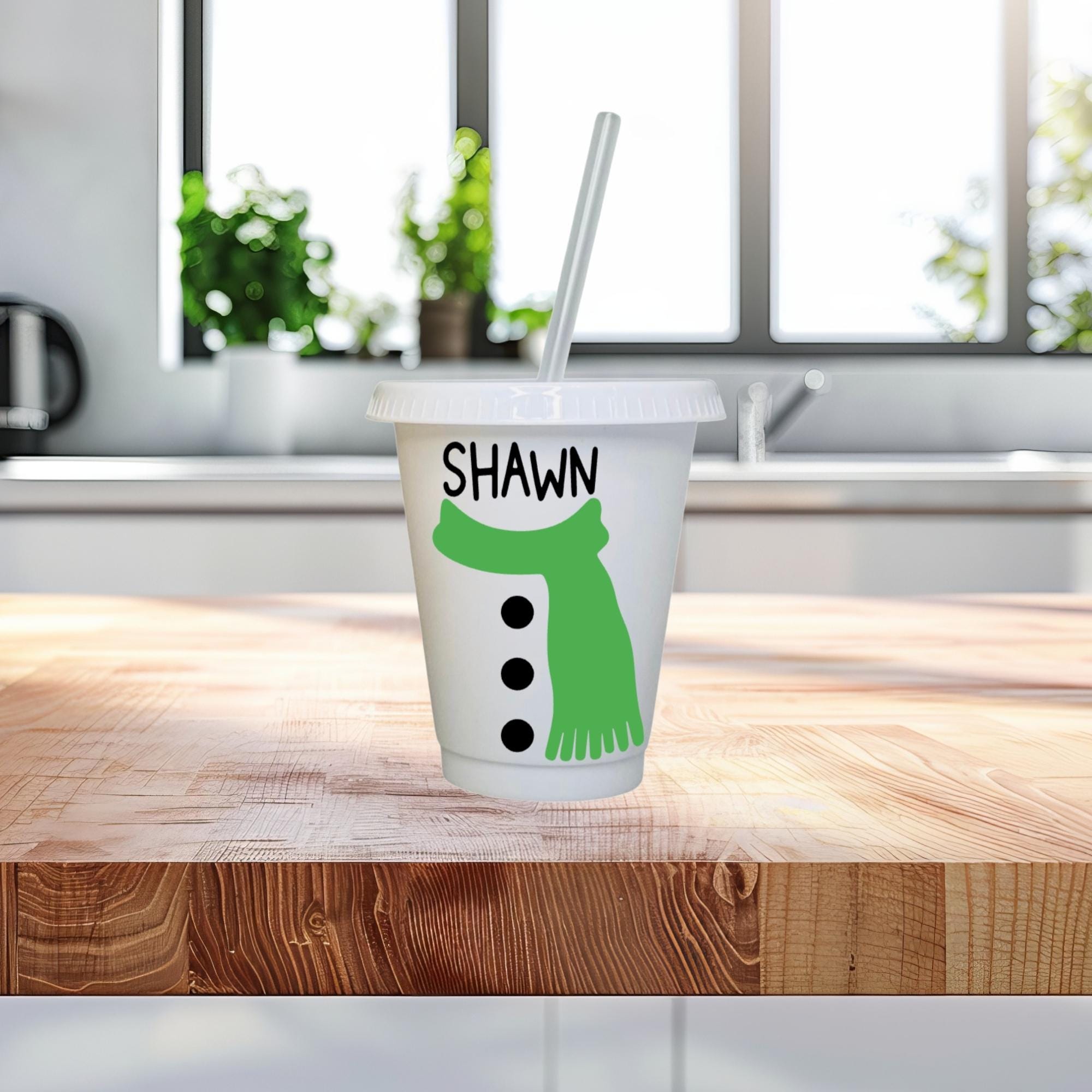 Personalized Snowman Kids Cup – Custom Christmas Tumbler